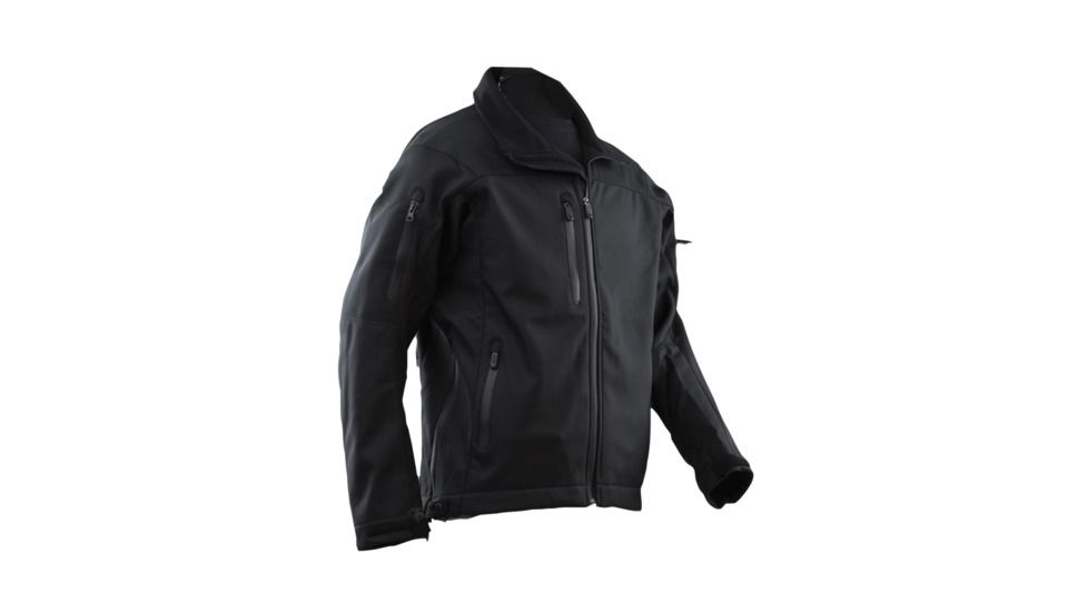 TRU-SPEC 24-7 LE Softshell Jacket, 100% Polyester - Men's, Black, 4XL, Regular, 2088009
