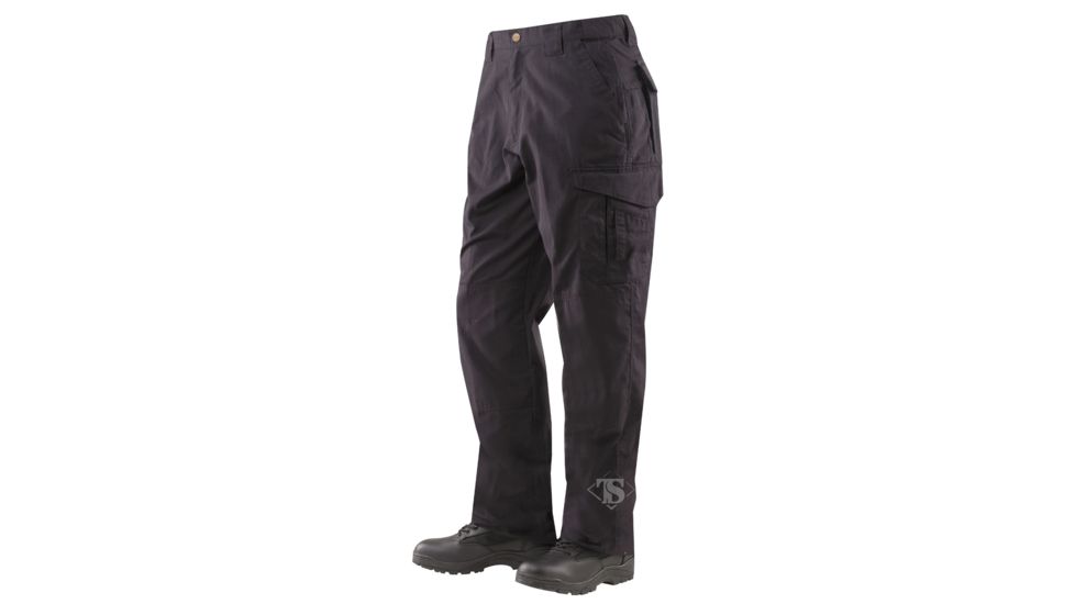 Tru-Spec 24-7 Men's EMS Pants, Teflon, PolyCotton RipStop, Black, 28x37 1121082