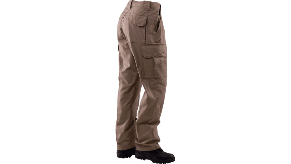 TRU-SPEC 24-7 Series Tactical Pants - Mens, 100% Cotton, Coyote, Waist 28 in, Inseam 37 in, 1072082