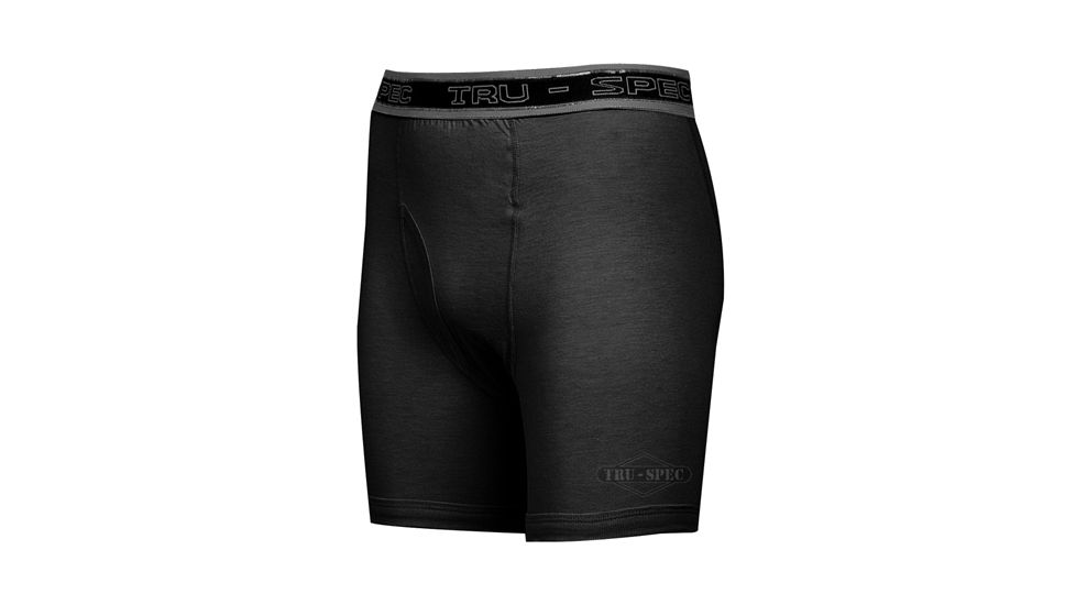 Tru-Spec Boxer Briefs Black BASELAYER,Medium Reg. 2756004