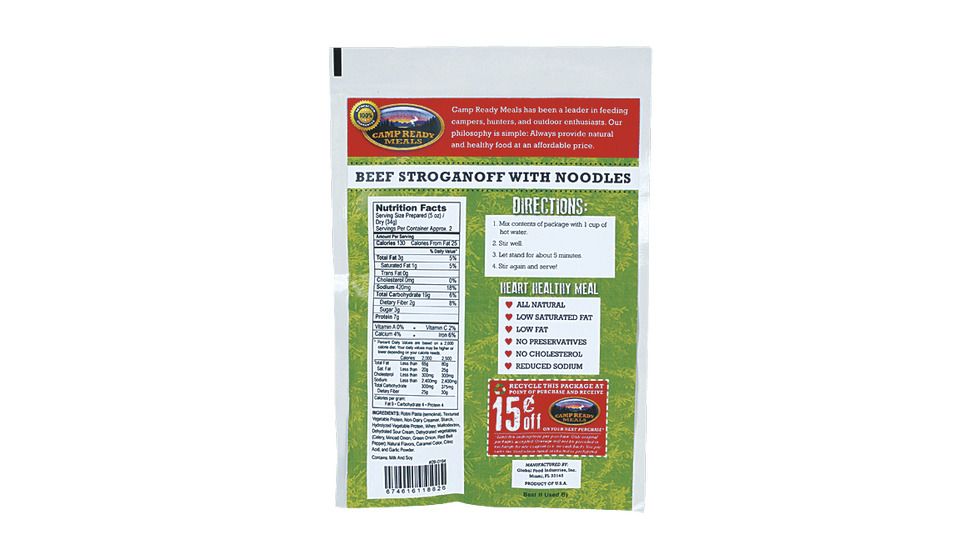 Tru-Spec Camp Ready Meals - Beef Stroganoff W/ Noodles - 4852000