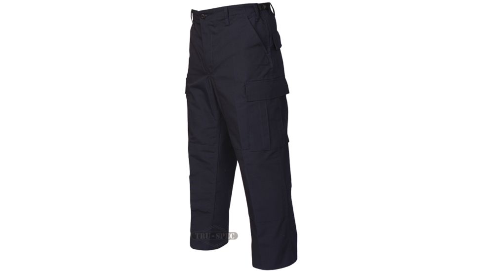 Tru-Spec Gen 1 Police Pants Navy P/C R/S POLICE BDU, ZIP FLY, Extra Small Reg. 1996002
