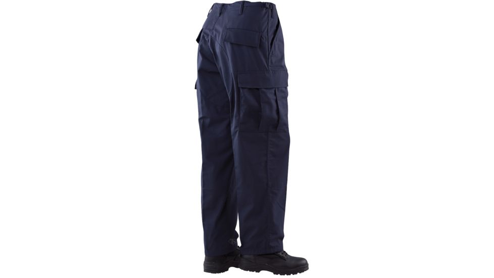 Tru-Spec Gen 1 Police Pants, 65/35 Poly/Co Rip, Navy, Extra Small, Regular 1996002