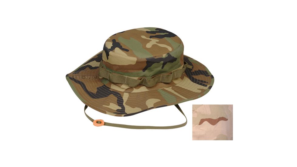 Tru-Spec H2O Military Boonie Hat Multi Camo, Adjustable 3287000