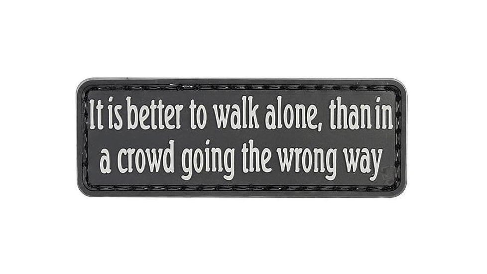 5ive Star Gear Morale Patch, It is Better to Walk Alone, 6685000