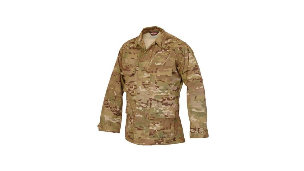TRU-SPEC Nylon-Cotton Ripstop BDU Jacket, 4XL, Regular, MultiCam, 1220009