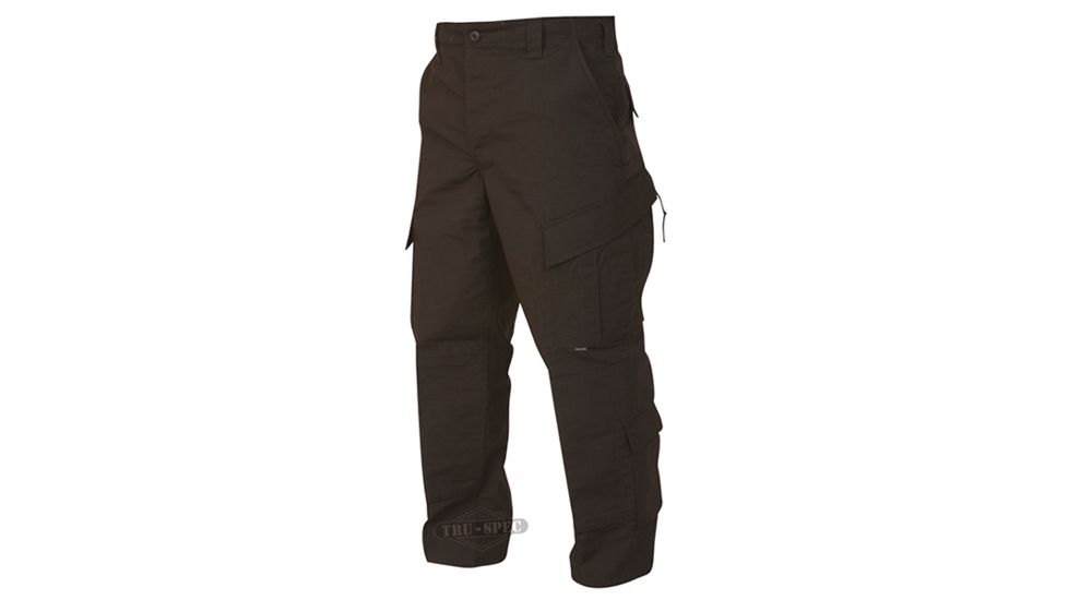 TRU-SPEC TAC T.R.U. Cotton/Nylon Ripstop Trousers - Men's, Black, Large, Regular, 1392005