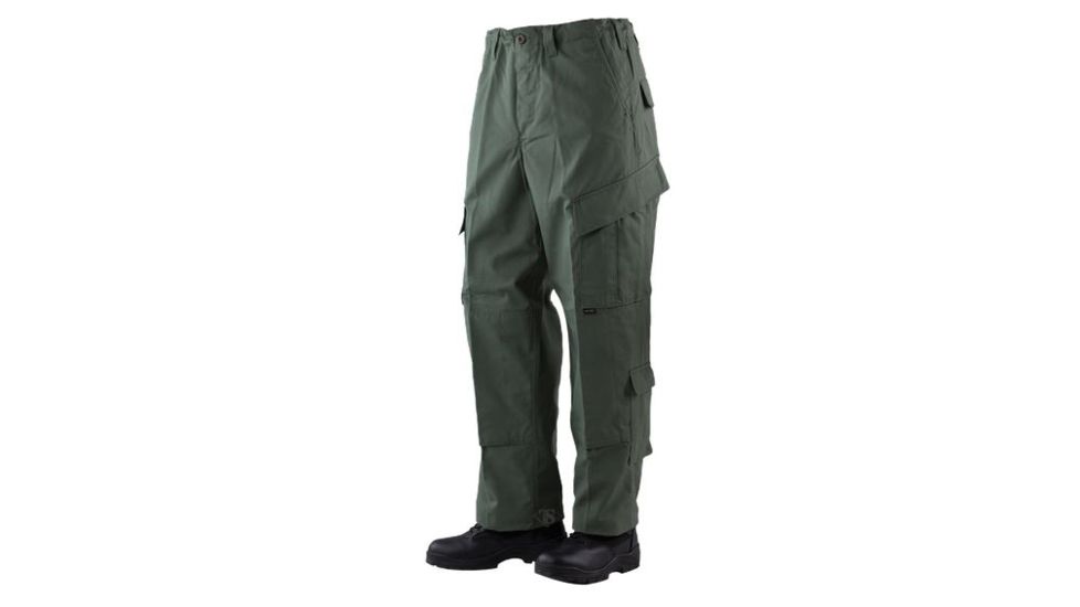 TRU-SPEC TAC T.R.U. Cotton/Nylon Ripstop Trousers - Men's, Olive Drab, Medium, Short, 1391044