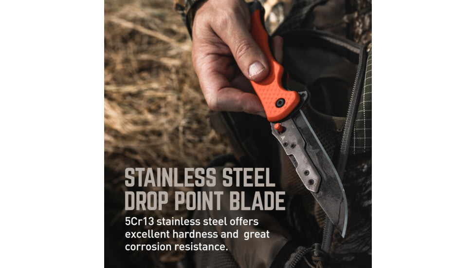 TRUE Swist Folding Knives, 4in, 5Cr13, TPR Handle, TRU-FMK-1005