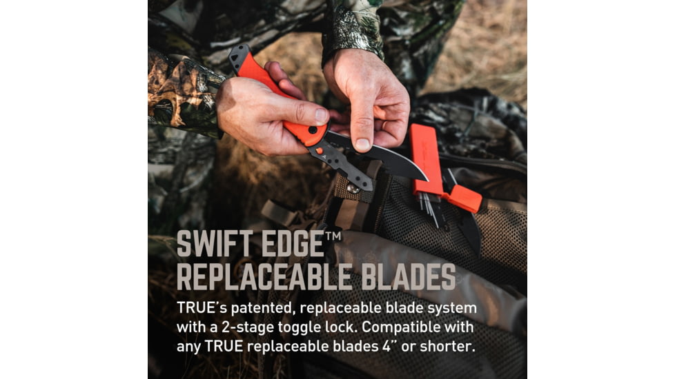 TRUE Swist Folding Knives, 4in, 5Cr13, TPR Handle, TRU-FMK-1005