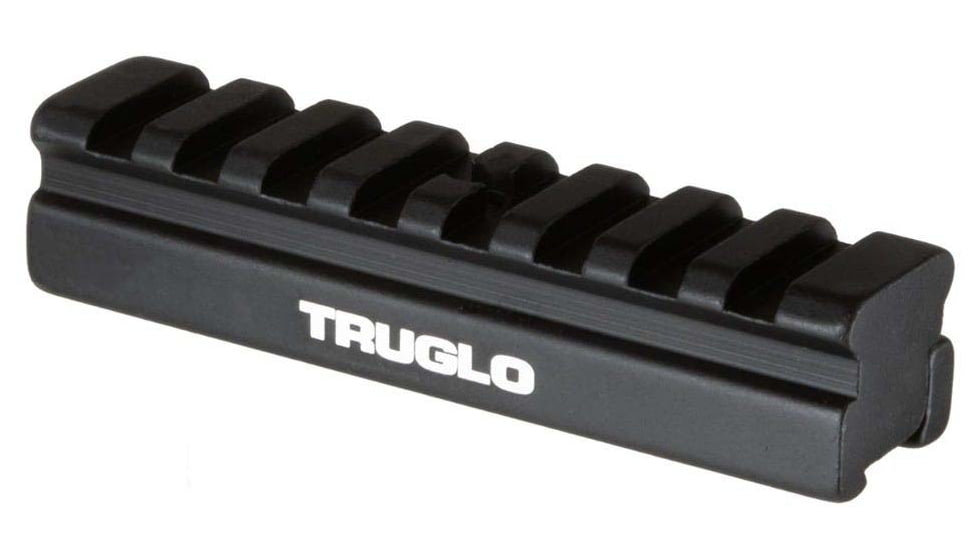 TruGlo 3/8 In. to Picatinny Mounting Adapter, Black Finish, TG-TG8953B