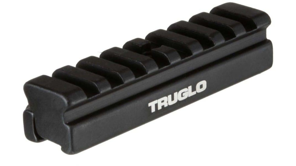 TruGlo 3/8 In. to Picatinny Mounting Adapter, Black Finish, TG-TG8953B