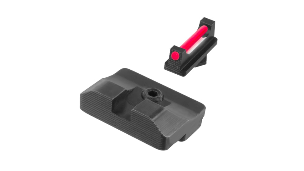 TruGlo Brite-Site Fiber Optic Low Set Fits Glock 17/17L/19/22/23/24/26/27/33/34, TG-TG132G1