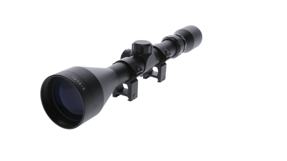 TruGlo Buckline 3-9x50mm BDC Rifle Scope, BDC Reticle, Matte Black, TG-TG85395XB