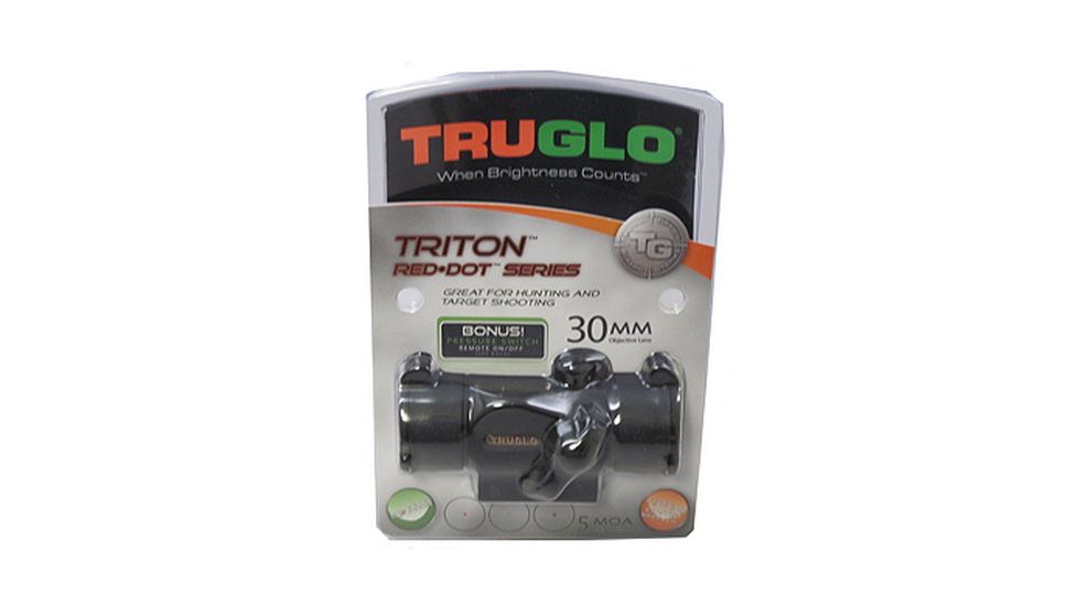 TruGlo Red-Dot Sight Crossbow, 3 Color, Pressure Switch, Black, TG-TG8230B