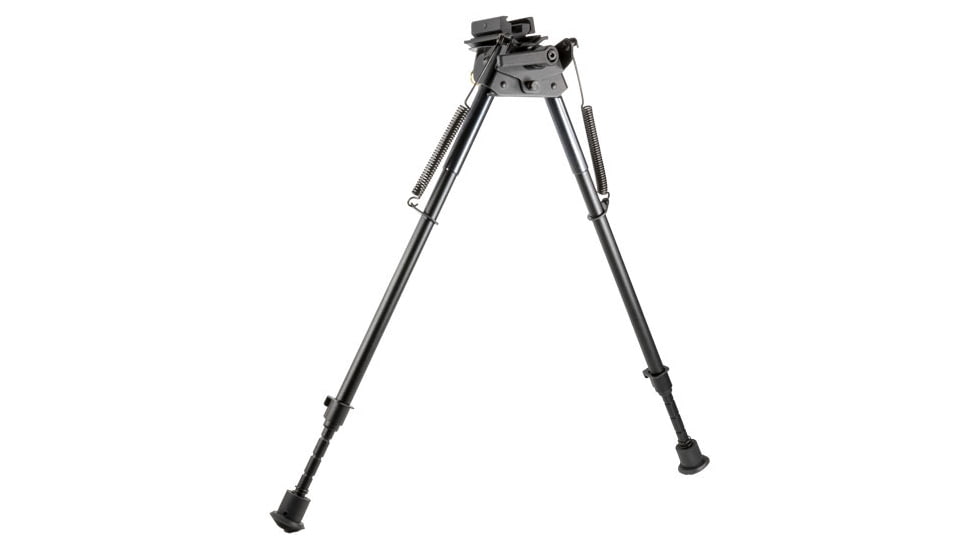 TruGlo Tac-Pod Pivoting Base Adjustable Folding Bipod, 13- 23in, Black, TG-TG8902X