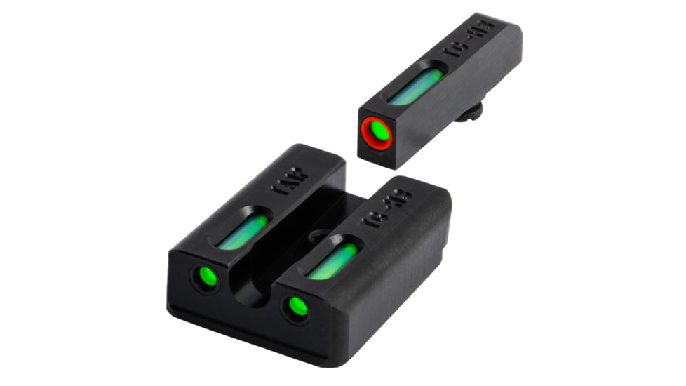 TruGlo TFX Pro Taurus Millennium G2/709 Slim/740 Slim Front and Rear Sight Set, Orange Accent, TG-TG13TA2PC