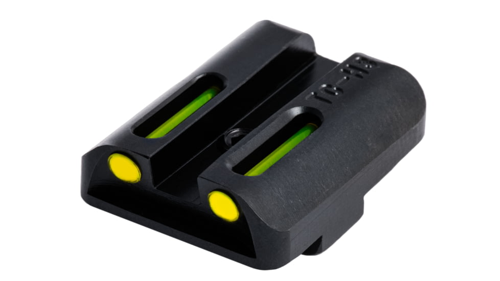 TruGlo Tritium / Fiber Optic TFO Hand Gun Sights, Green Front and Yellow Rear - For Glock 20/21 and Similar, TG-TG131GT2Y