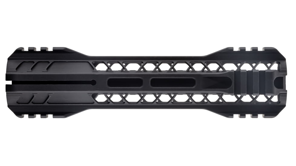TRYBE Defense AR-15 M-LOK Lightweight Quad Handguard w/ Full Rail, 9in, Black, HDG9QFR-BL