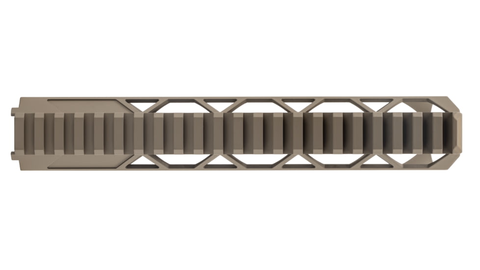 TRYBE Defense Magnite Go Fast Ultra Lightweight Handguard, Cut Top Rail, M-LOK, FDE, 9in, MGHDG-V2-9CR-FDE