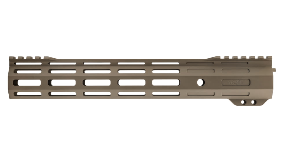 TRYBE Defense Magnite Ultra Function Lightweight Handguard, Cut Top Rail, M-LOK, FDE, 12in, MGHDG-V1-12CR-FDE