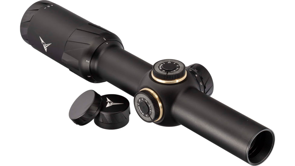 TRYBE Optics 1-8x24mm Rifle Scope, 30mm Tube, SFP, BDC Reticle, Black, TRORS1-8x24-BL