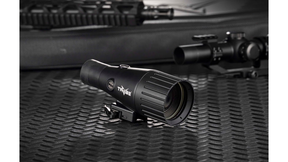TRYBE Optics Enhancer Rifle Scope Magnification Quadrupler, 4x54mm, 30mm Tube, Black, ENHRS4X