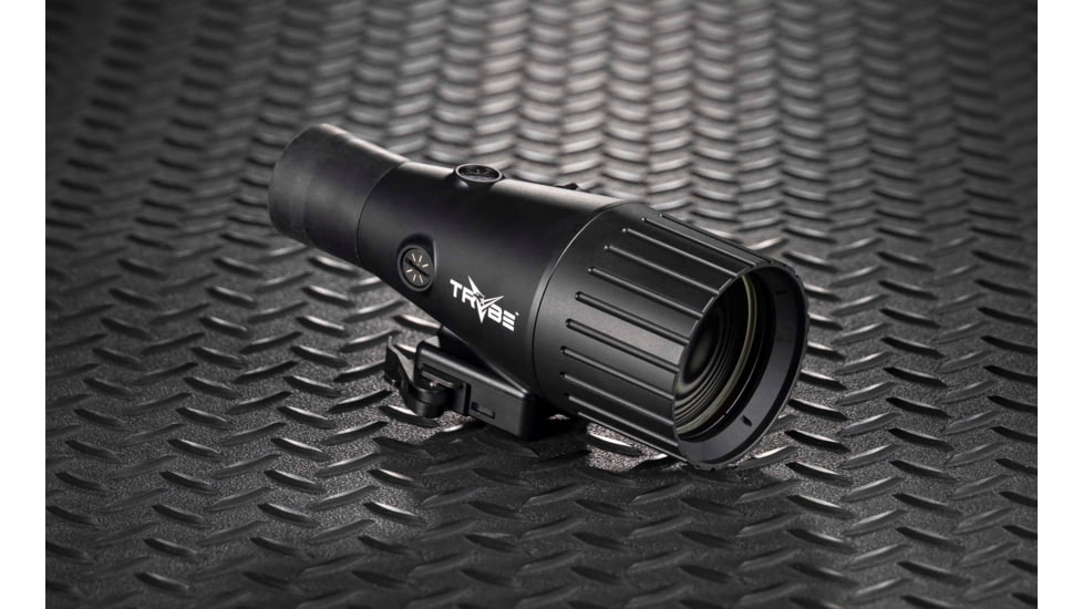 TRYBE Optics Enhancer Rifle Scope Magnification Quadrupler, 4x54mm, 30mm Tube, Black, ENHRS4X