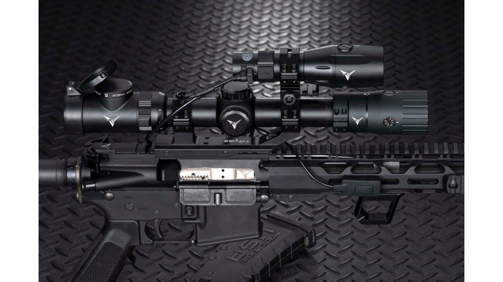 TRYBE Optics L.E.O. 1-8x24 Rifle Scope w/ TRYBE Optics DiMA1000 and TRYBE Optics Enhancer