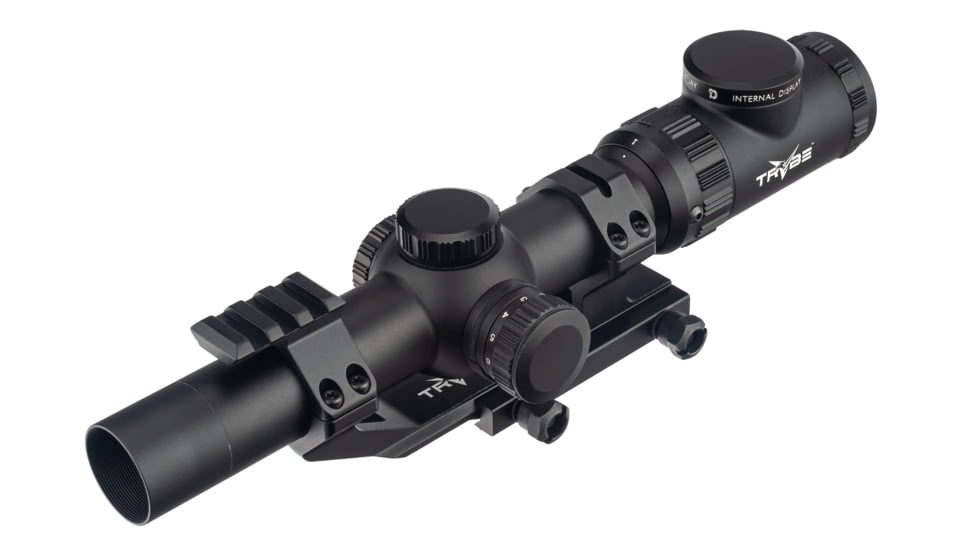 TRYBE Optics Low-Power Enhanced Optic L.E.O. 1-8x24mm Smart Rifle Scope, Black, TRORSLEO1-8x24