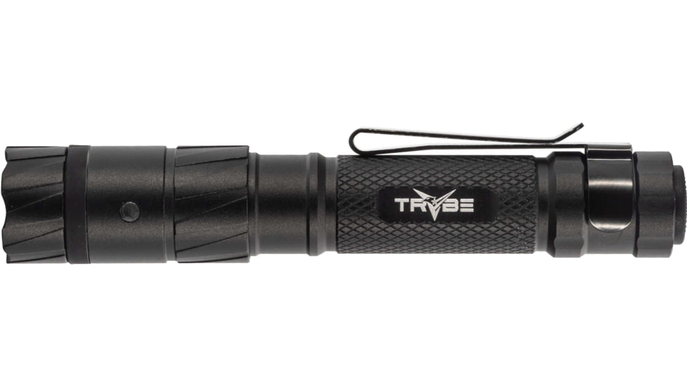 TRYBE Optics Micro Lithium Ion 350 Lumen Rechargeable Handheld Flashlight, Black, MICRO1K-BK