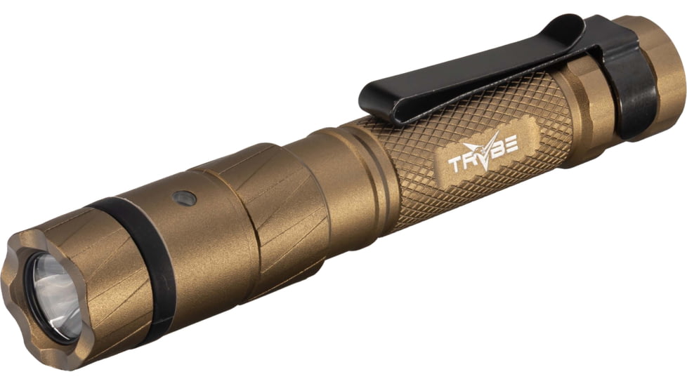 TRYBE Optics Micro Lithium Ion 350 Lumen Rechargeable Handheld Flashlight, Bronze, MICRO1K-BRZ