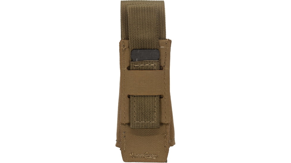 TRYBE Tactical Covered Single Pistol Magazine Pouch, Coyote Tan, 22HPC0CB