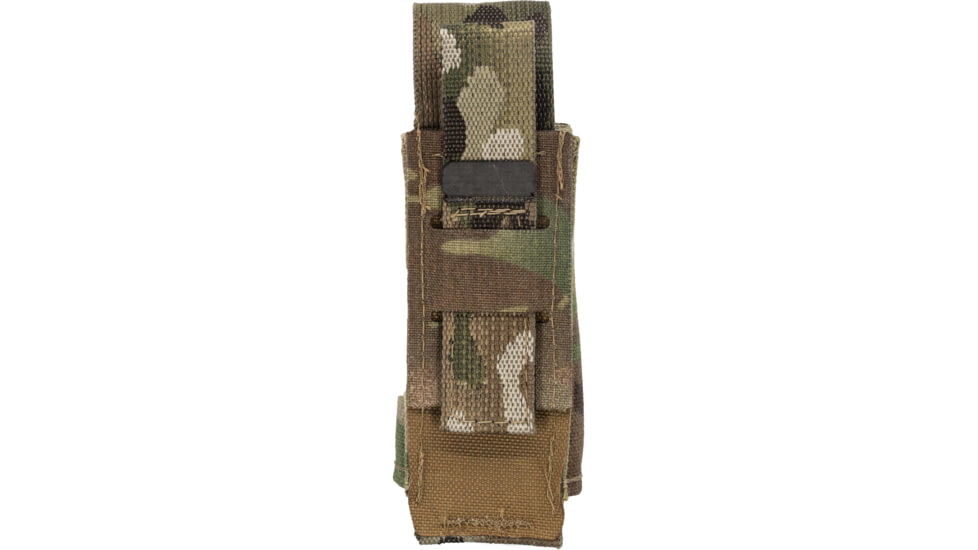 TRYBE Tactical Covered Single Pistol Magazine Pouch, Multi Cam, 22HPC0MC