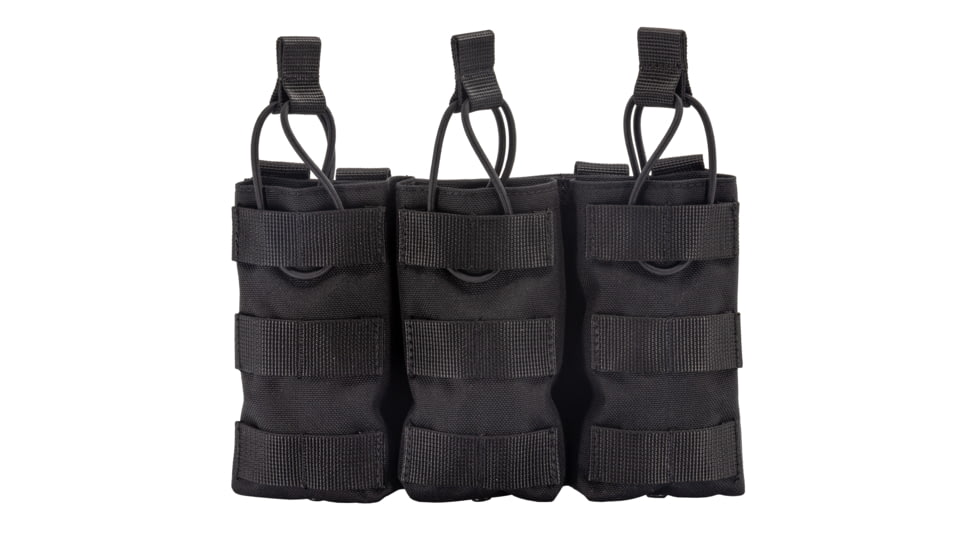 TRYBE Tactical Triple 5.56 Magazine Pouch, Black, RMP-TRPL556-BL
