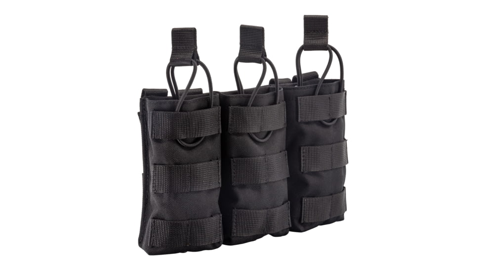 TRYBE Tactical Triple 5.56 Magazine Pouch, Black, RMP-TRPL556-BL