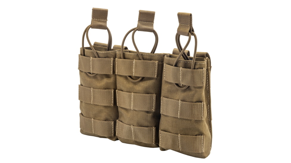 TRYBE Tactical Triple 5.56 Magazine Pouch, Coyote Tan, RMP-TRPL556-CT