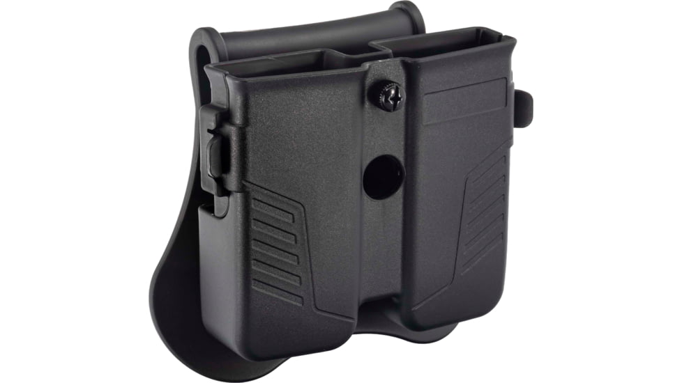 TRYBE Tactical Universal Double Magazine Pouch, Black, TRT-UDMP-BL