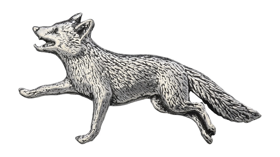TS Brown Running Fox Pin, TSBA3