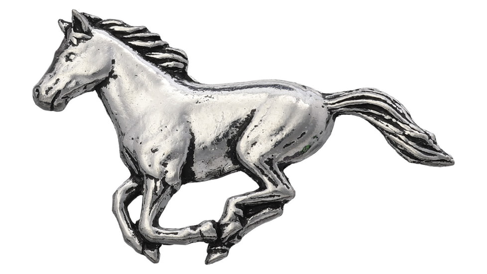 TS Brown Running Horse Pin, TSBA19