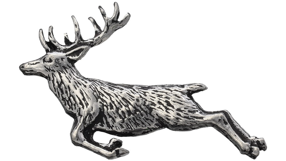 TS Brown Springing Stag Lapel Pin, TSBA60