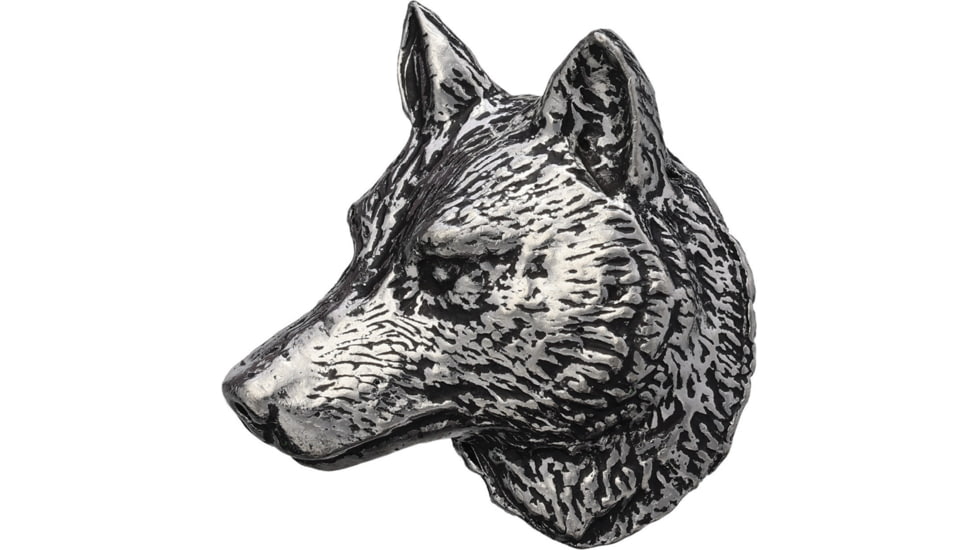 TS Brown Wolf Head Pin, TSBA66