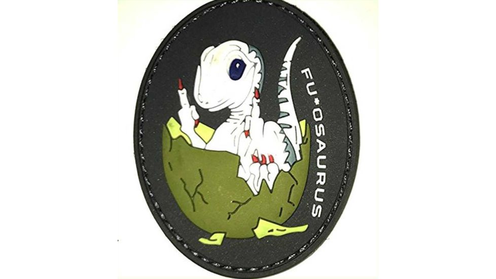 TUFF Products 2.5in Fuasaurus Patch, Glow in the dark, P-Fuasaurus