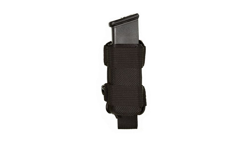 TUFF Products Bungee Pistol Magazine Pouch, B.M.P., Black, Fits Be92F Ss226 Gl1722 8823-NYV-2