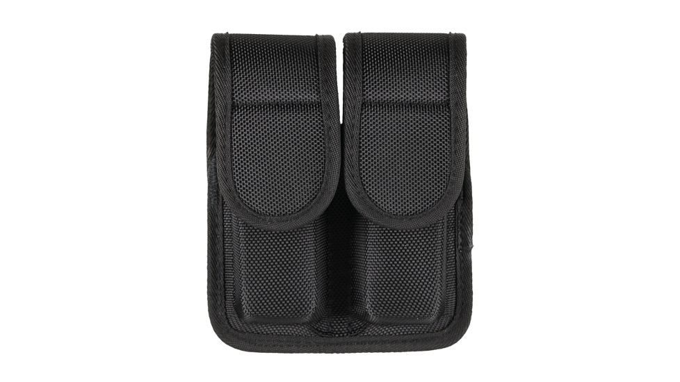 TUFF Products Double Magazine Pouch  Fits Extended Mags Size 2  Black Nylon, Extended GLOCK Double Stack Magazines 7502-NYH-2E