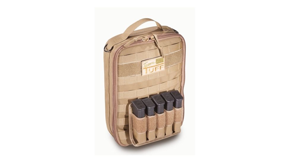 TUFF Products In-Line MOLLE Adjustable Mag Bag, Coyote Brown, Mag Pouch 8807-CB