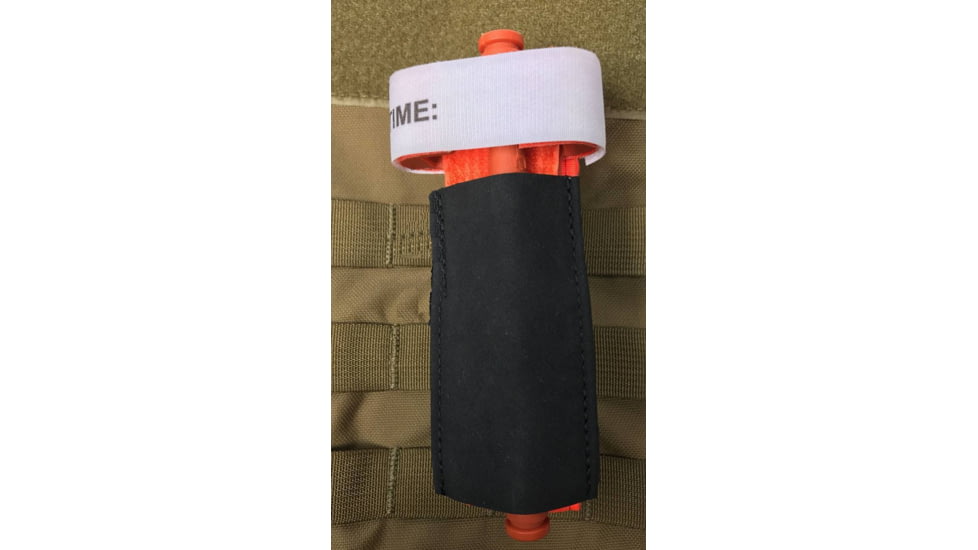 TUFF Products Just In Case Tourniquet Pouch, Molle, Veclro Fastener, Ambidextrous, Black, 8874-SCE-JICTQ-BK