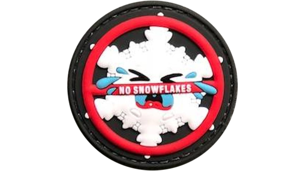 TUFF Products No Snowflakes Patch, Blue/White, 3 in, P-Snowflake