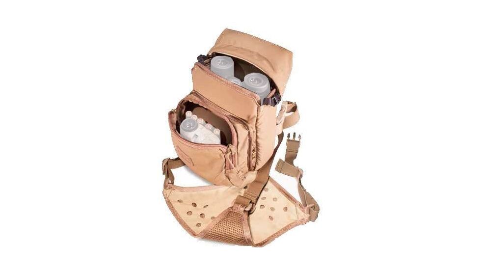 TUFF Products Quick-Reload Bino Case with Harness Coyote Brown 4055-CBV