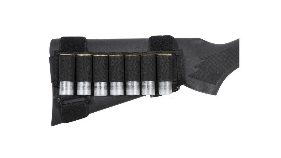 TUFF Products Shotgun Stock 7 Cartridge Holder, Black 4015-NY